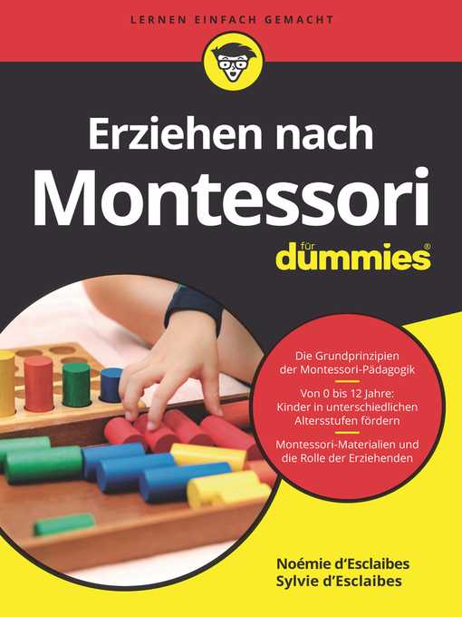 Titeldetails für Erziehen nach Montessori für Dummies nach Noemie d'Esclaibes - Verfügbar